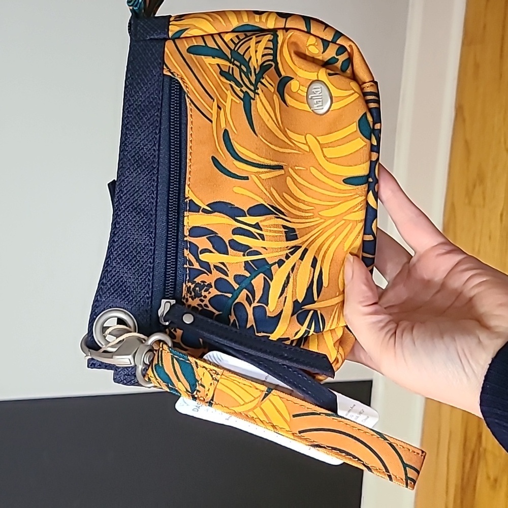 Kipling Women's Orange and Blue Crossbody Bag